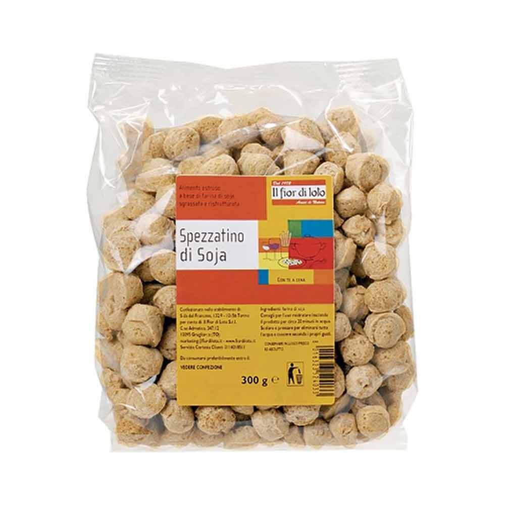 Fior Di Loto Spezzatino di Soja ad Alto Contenuto Proteico e Vegan, 300G