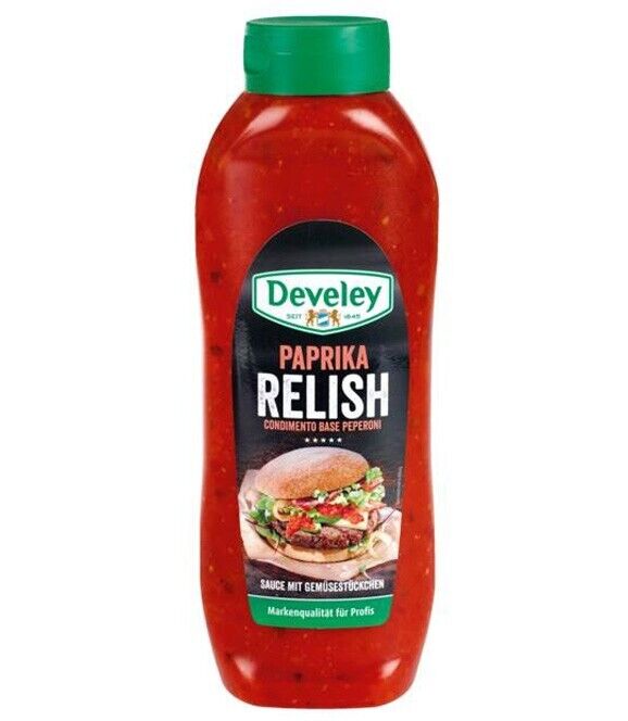 DEVELEY SALSA PAPRIKA RELISH CON PEPERONI ML.875