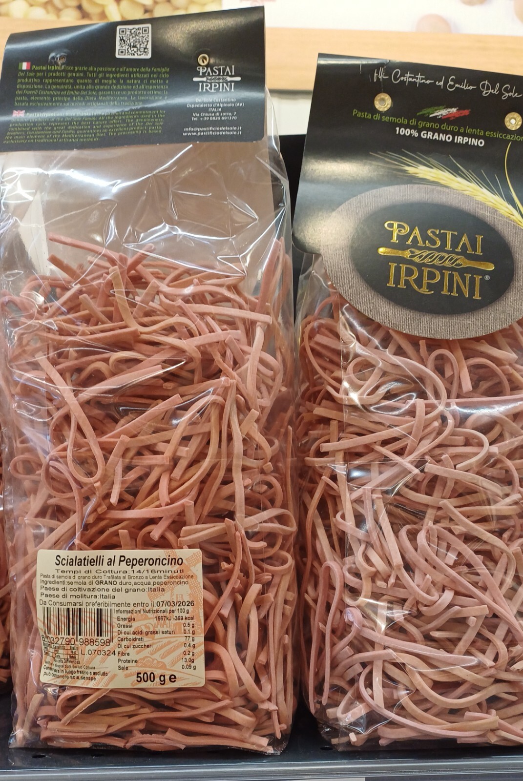 pasta SPAGHETTI AL PEPERONCINO 500 GR