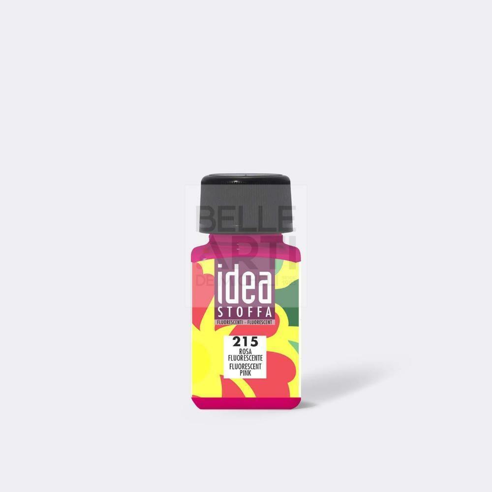 COLORE PER STOFFA FLUORESCENTE SERIE IDEA MAIMERI DA 60 ML 215 ROSA