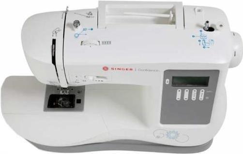 1436169 Singer 7640 Nähmaschine, elektrischer Strom, weiß (7640)