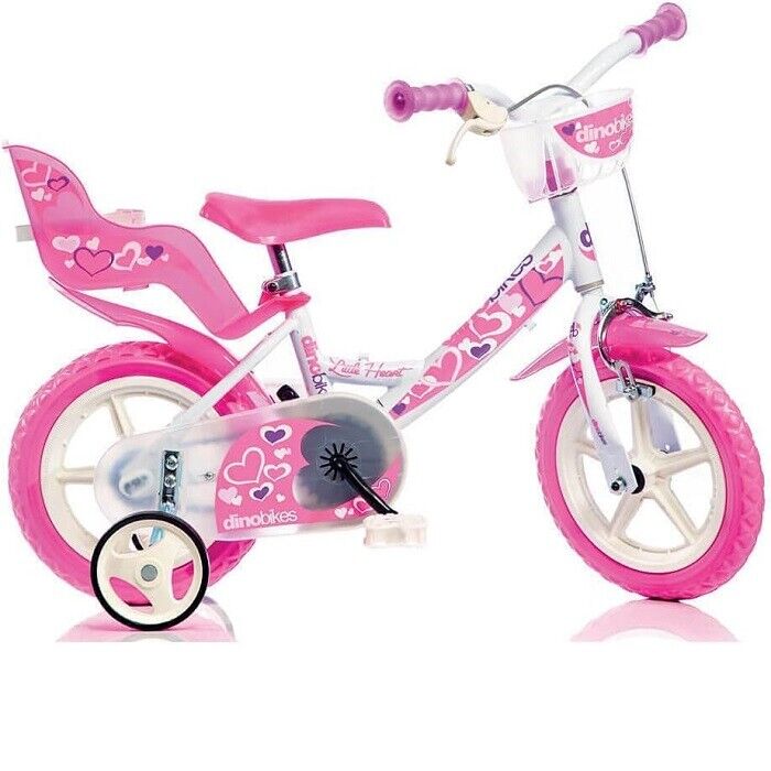 Dino Bikes Bici Bicicletta Little Heart taglia 12