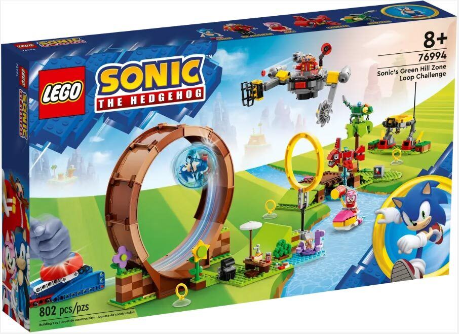 LEGO Sonic Sfida Del Giro Della Morte Nella Green Hill Zone 76994 LEGO