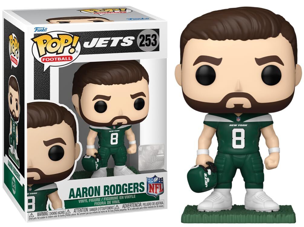 Funko Aaron Rodgers (New York Jets) NFL Pop! Series 12