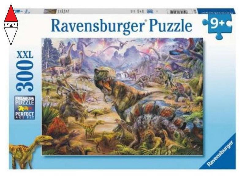 PUZZLE RAVENSBURGER PUZZLE 300 PZ GIGANTESCHI DINOSAURI
