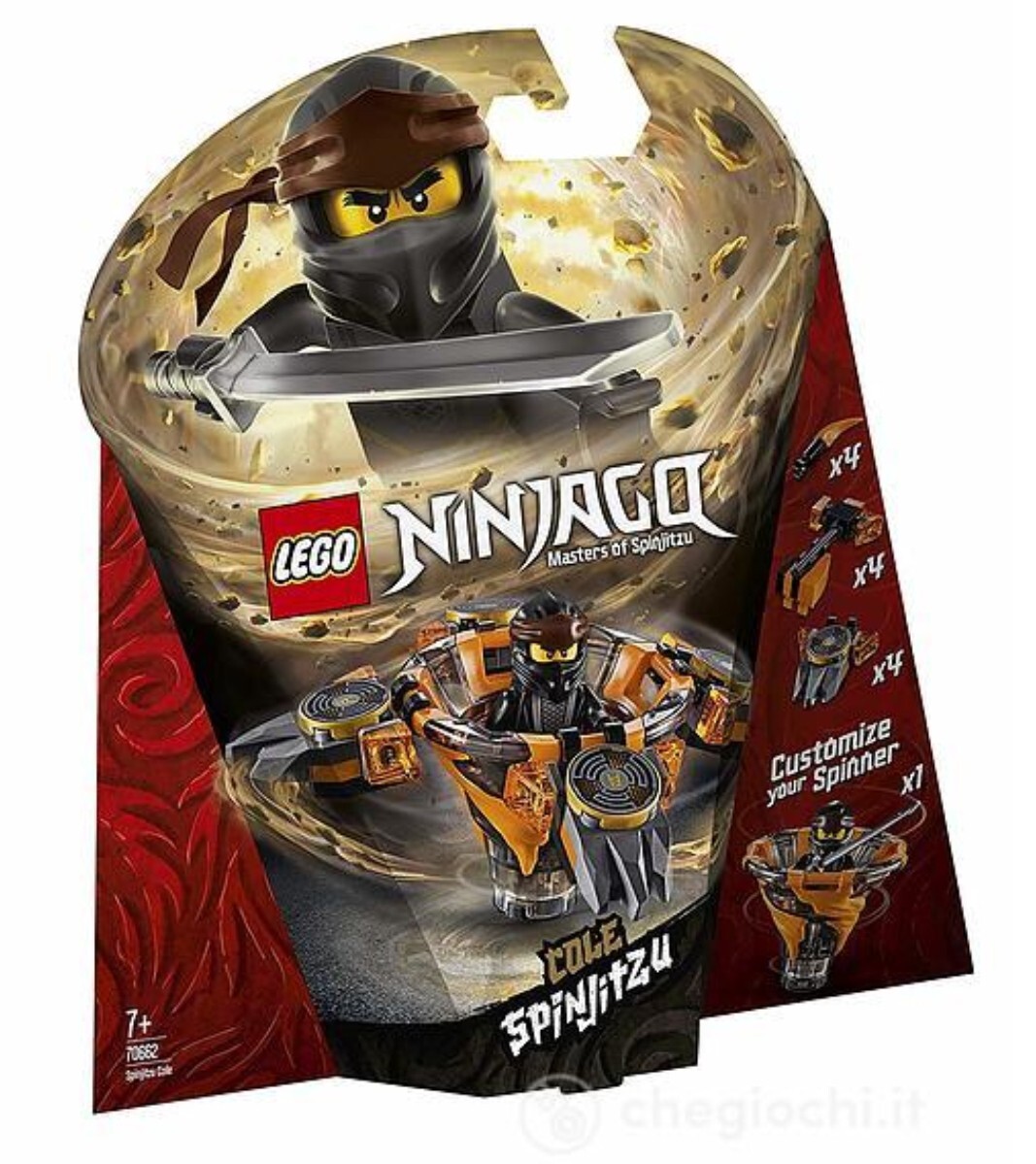 LEGO NINJAGO 70662 - NINJAGO COLE SPINJITZU