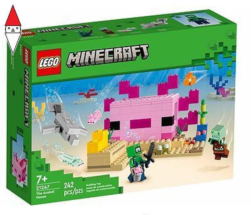 COSTRUZIONE LEGO LA CASA DELL AXOLOTL