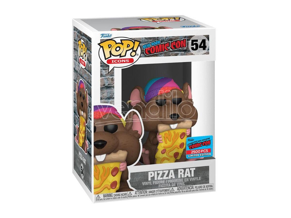 Pop Figura New York Comiccon Pizza Rat Esclusiva Funko