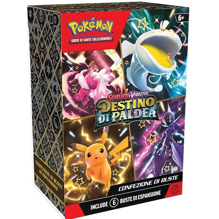Visual Game Pokemon Destino di Paldea Scarlatto e Violetto Buste di Espansione
