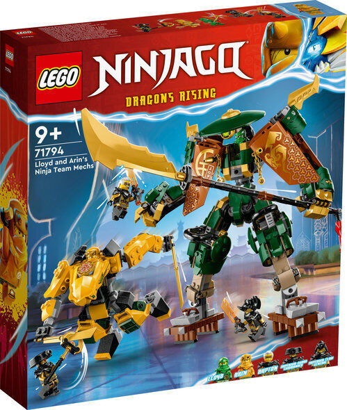 Lego Ninjago 71794  Team Mech Ninja di Lloyd e Arin