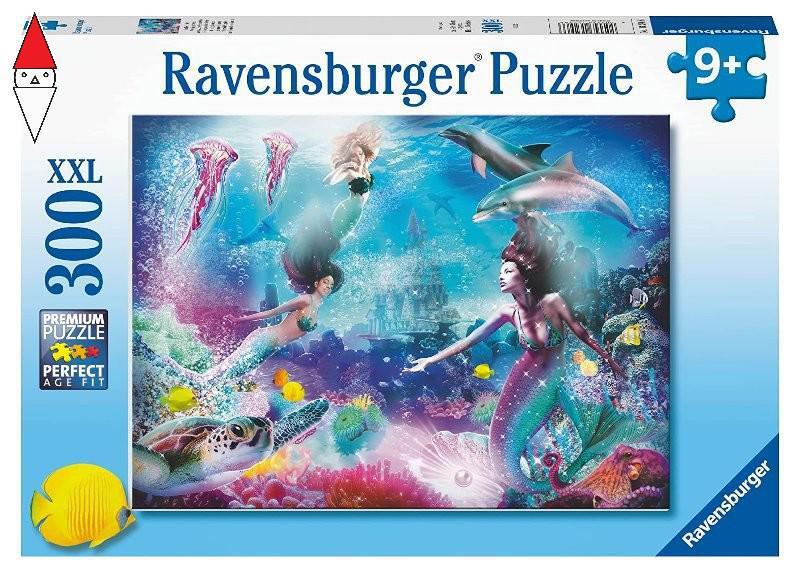 PUZZLE RAVENSBURGER PUZZLE 300 PZ NEL REGNO DELLE SIRENE
