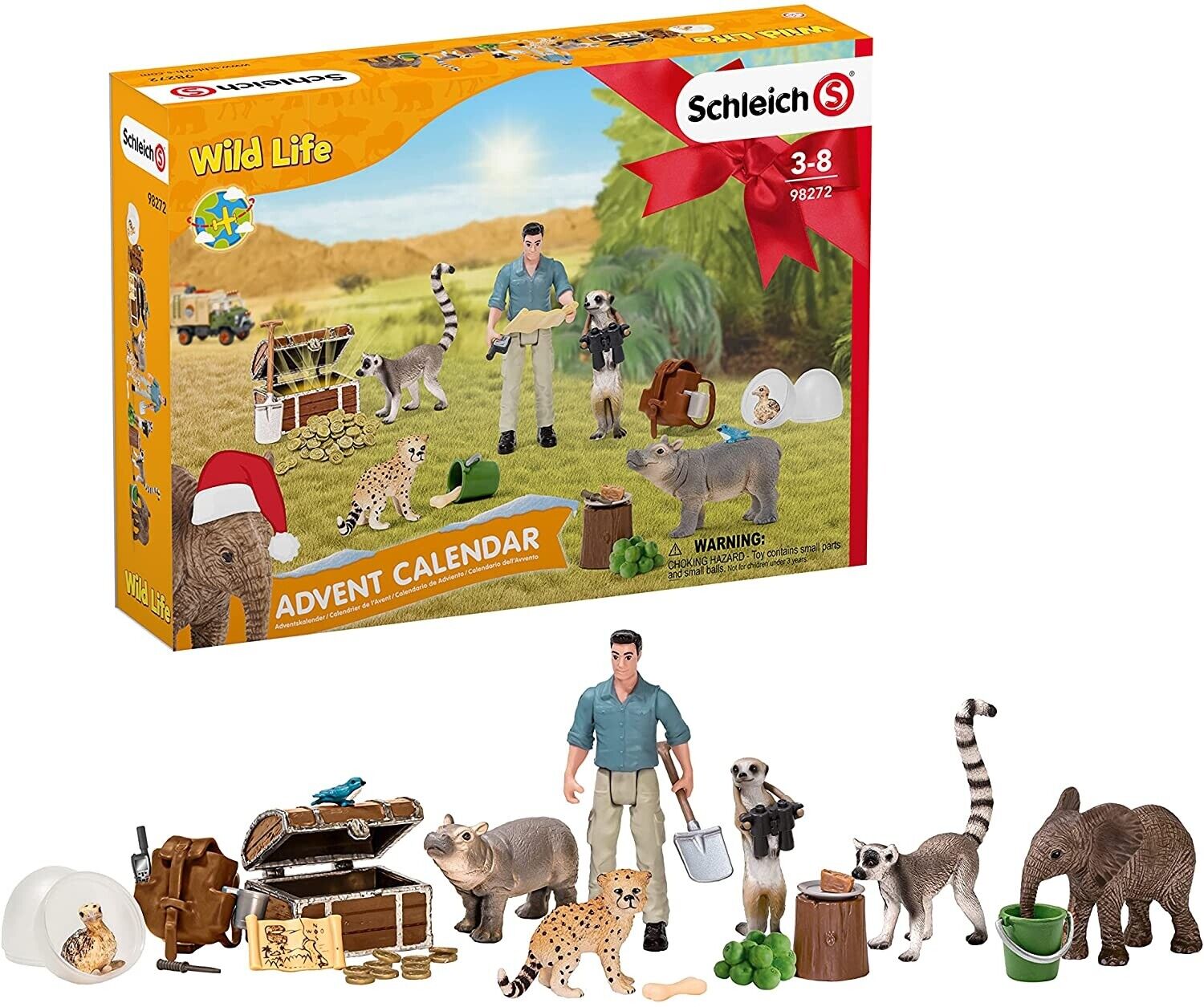 SCHLEICH - Calendario dell'avvento degli animali selvatici 2021 -  - SHL98272