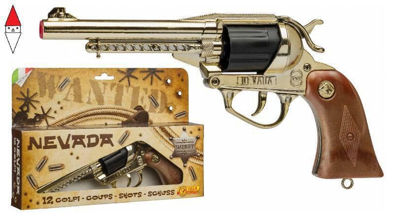 GIOCO DI IMITAZIONE VILLA PISTOLA NEVADA ORO 1560