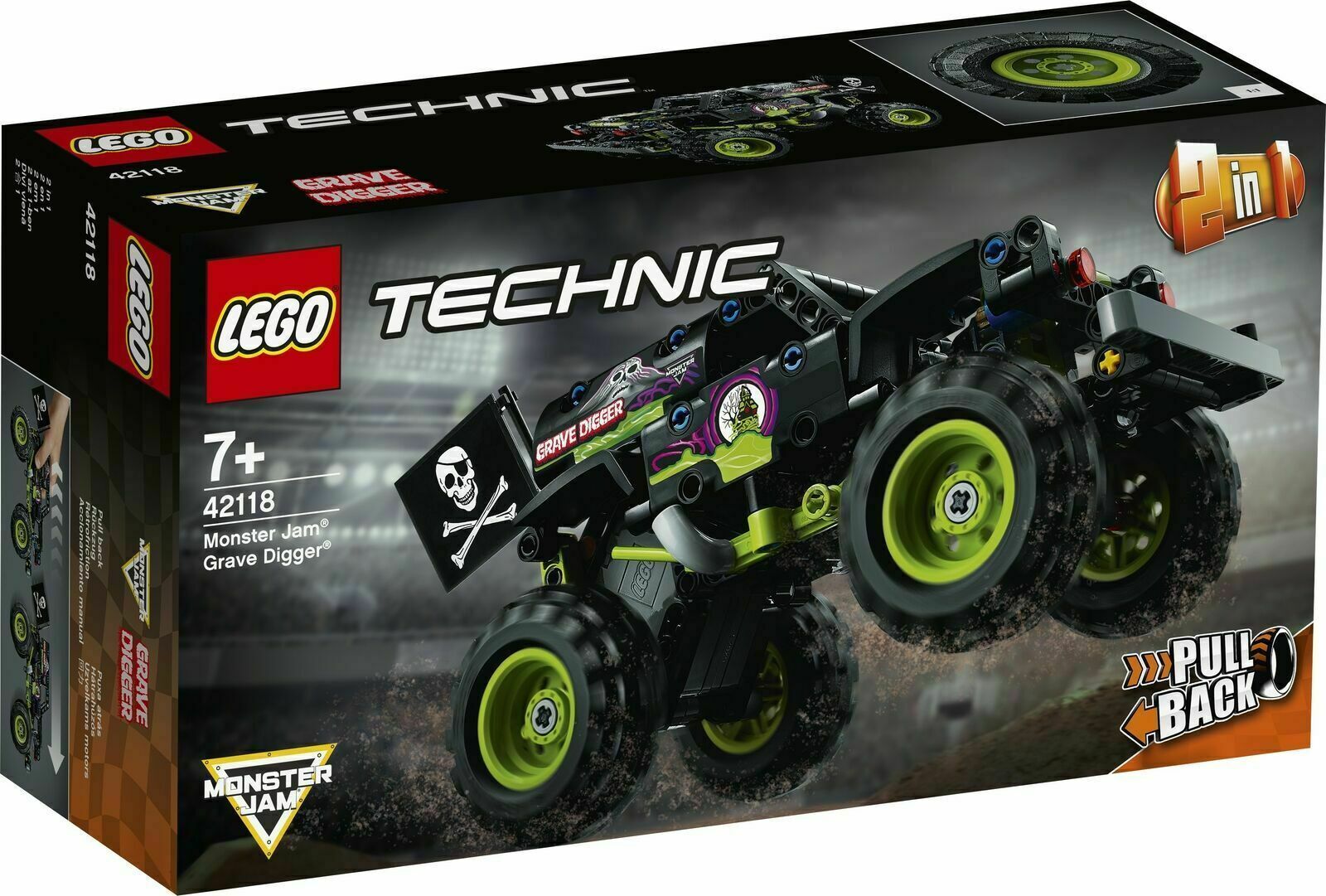 LEGO TECHNIC Jam Grave Digger  - LEGO 42118