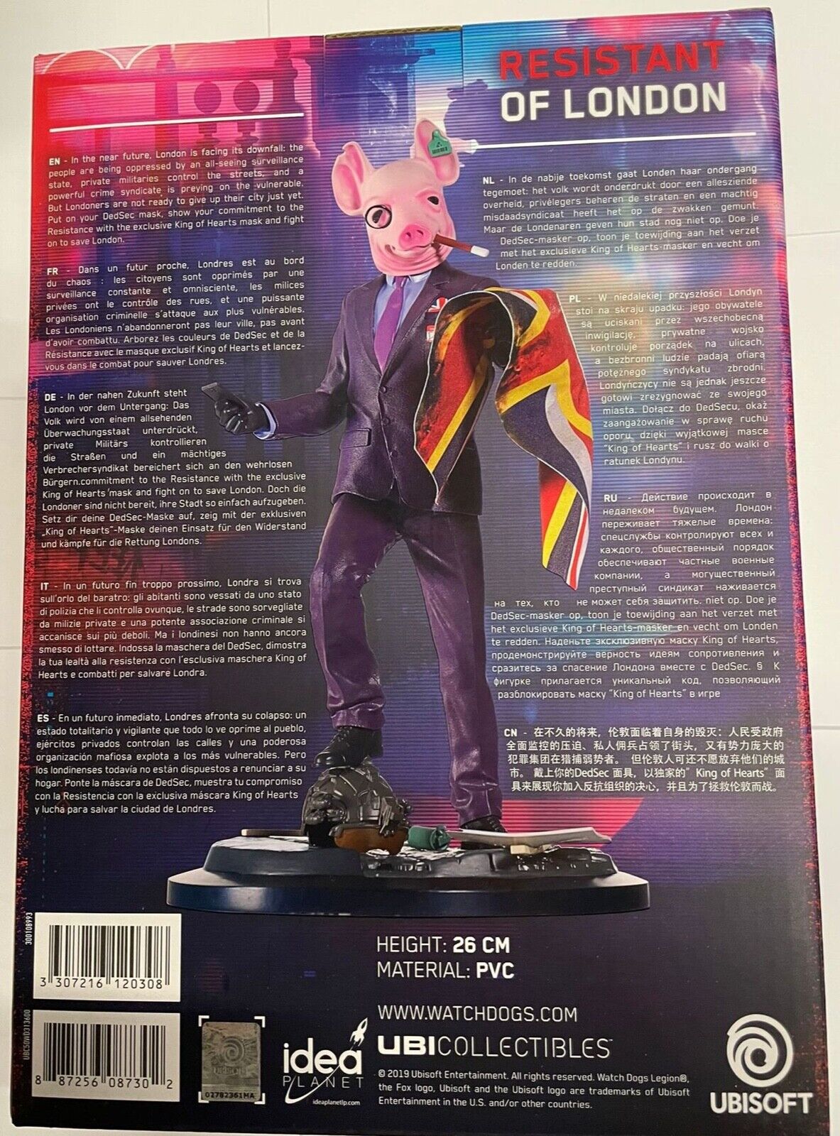 Watch Dogs Legion PVC Statua Resistant Of London ACTION Figure UBICollectibles