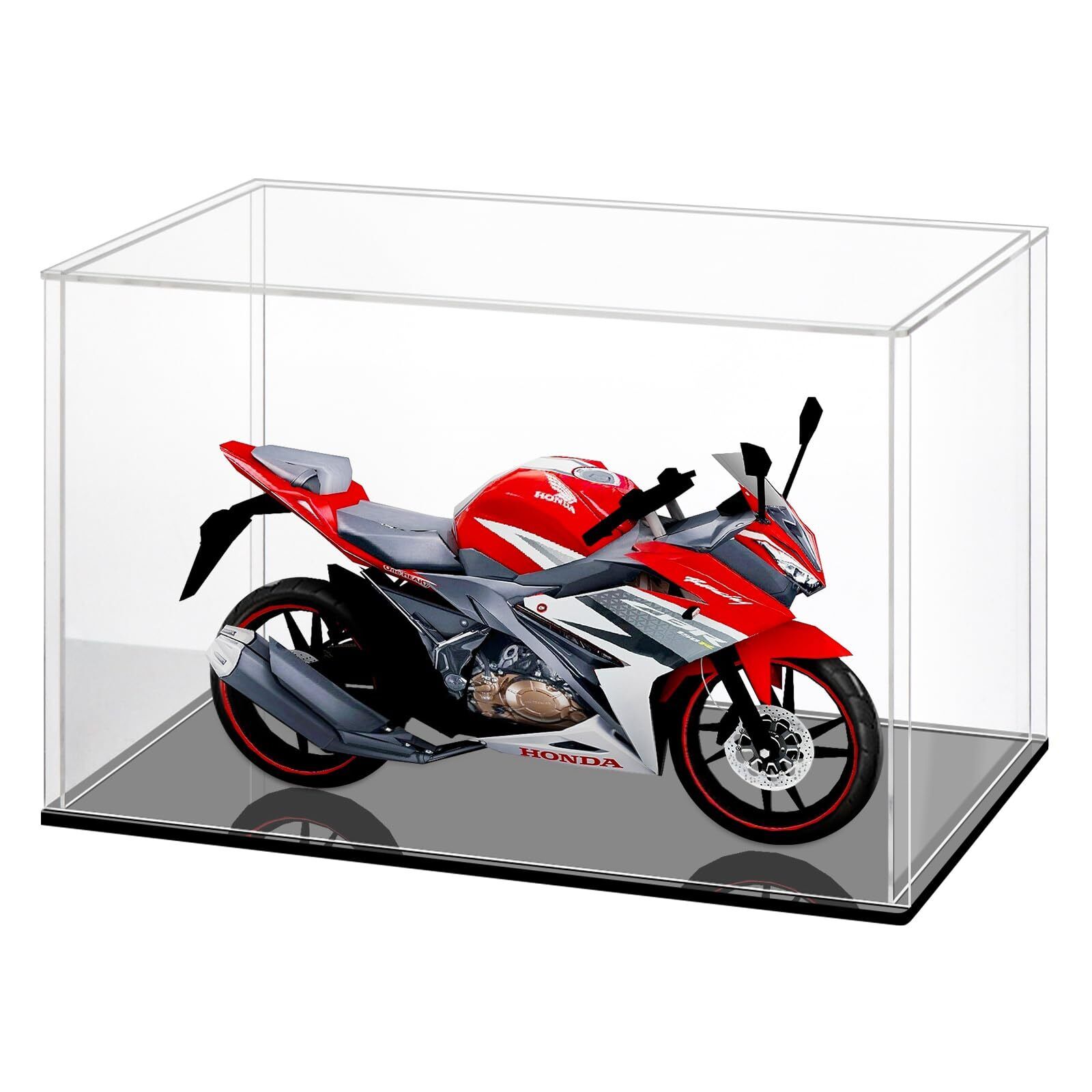 Vetrina in Acrilico Trasparente Teca Plexiglass Cubo Contenitori Scatola Vetr...