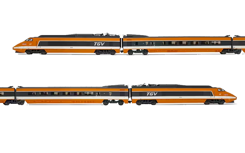 JOUEF  HJ2425S SNCF, set di 4 unità, TGV Sud-Est versione inaugurale DCC SOUND