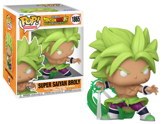 Funko Pop! - DRAGON BALL SUPER - SS BROLY #1865 - 6" -  PREORDER