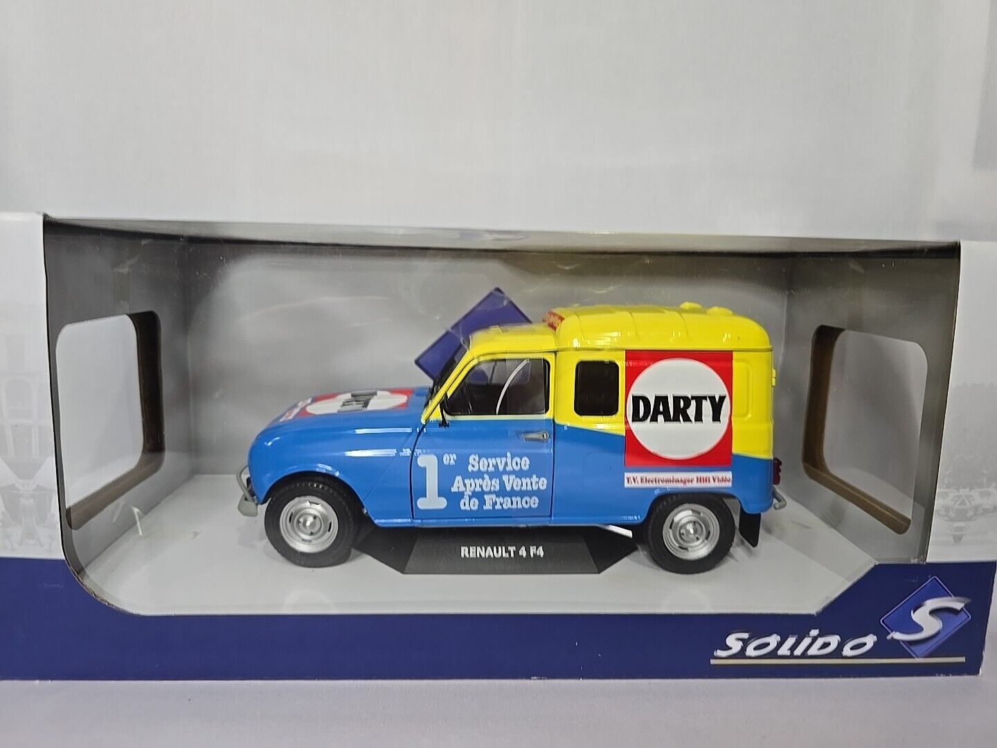SOLIDO 1/18 - RENAULT 4 F4 DARTY S1802204