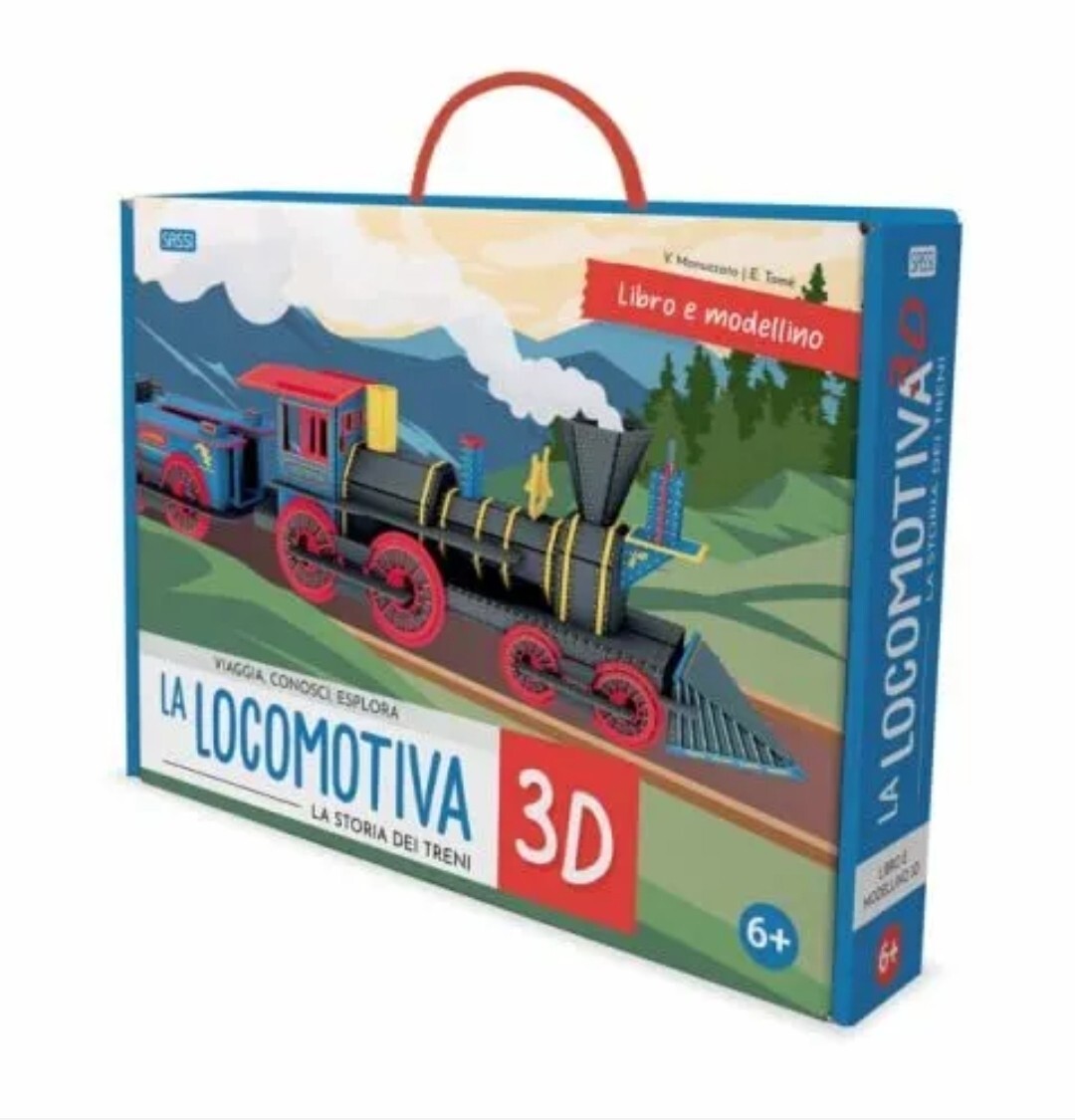 La locomotiva 3D. La storia dei treni. Viaggia, conosci, esplora. Ediz. a colori
