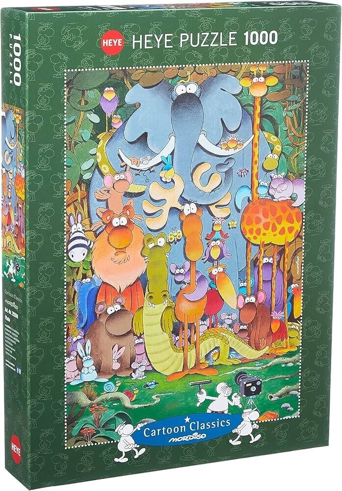 HEYE PUZZLE 1000 PEZZI  CARTOON CLASSICS MORDILLO  PHOTO 50x70cm  ART 29284