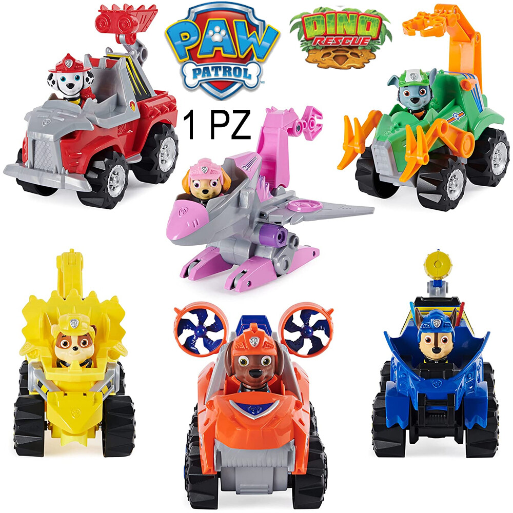 1 PAW PATROL DINO VEICOLO PERSONAGGI ASSORTITI PAWPATROL SPIN MASTER 20124740