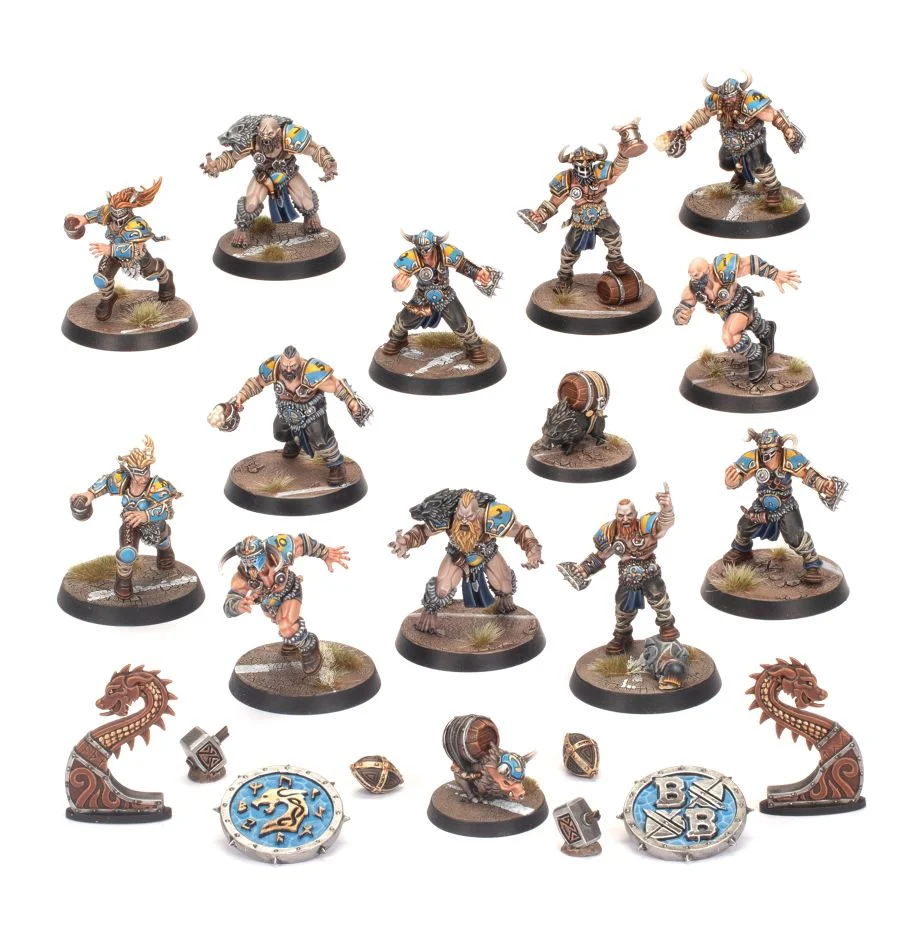 Blood Bowl - Norse Blood Bowl Team: Norsca Rampagers