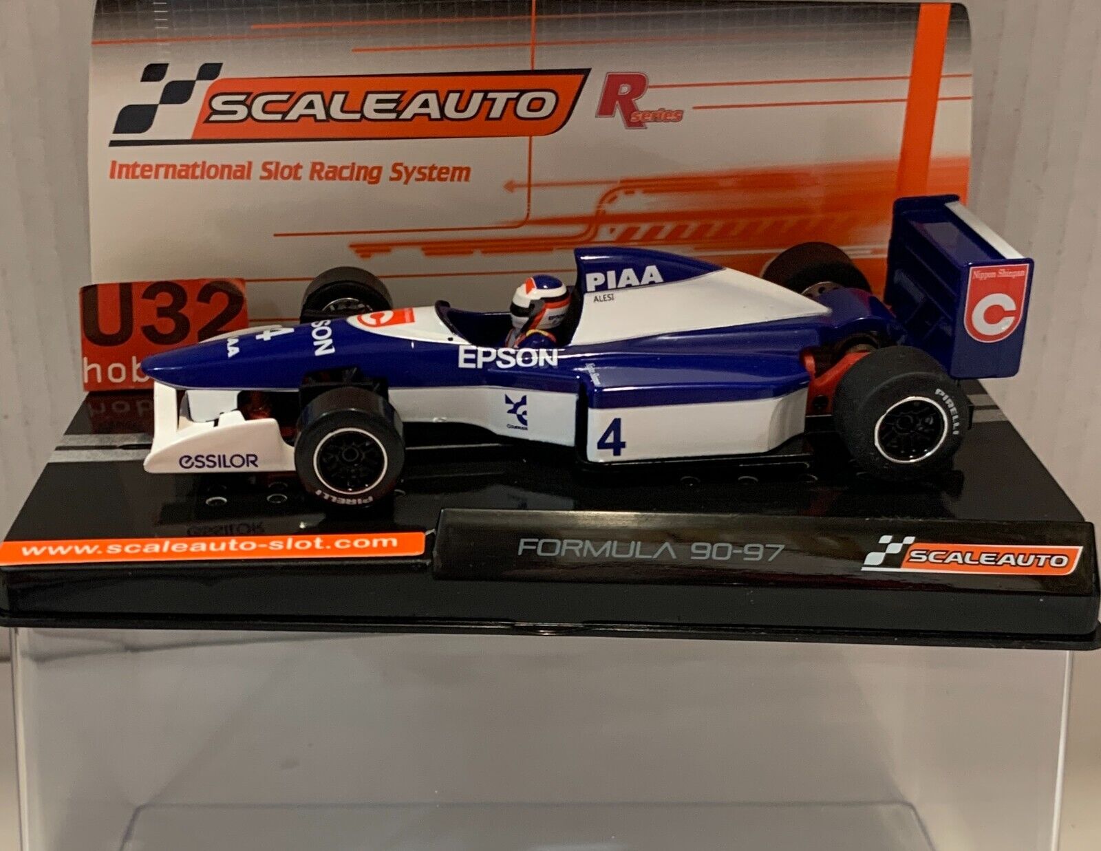 Slot Car scaleauto SC-6267 Tyrrell Ford 019 #4 F1 1990 Epson Jean Alesi