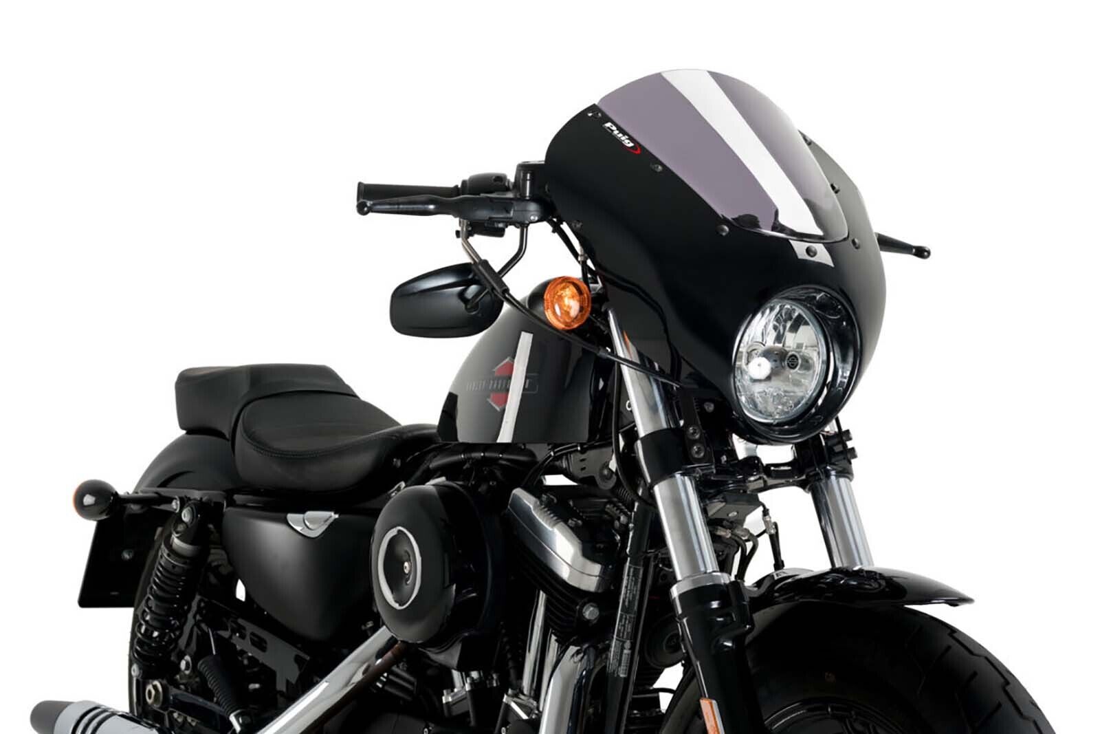 PUIG CUPOLINO SEMICARENATO DARK NIGHT HARLEY D. SPORTSTER FORTY-EIGHT SPECIAL XL