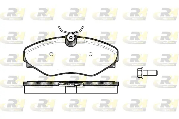 Pastiglie freno Assale anteriore 2834.20 ROADHOUSE per OPEL RENAULT NISSAN