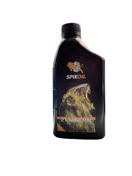 1 LITRO Olio motore moto/scooter 2T lubrificante minerale 1L Oil SPIEOIL ITALIAN