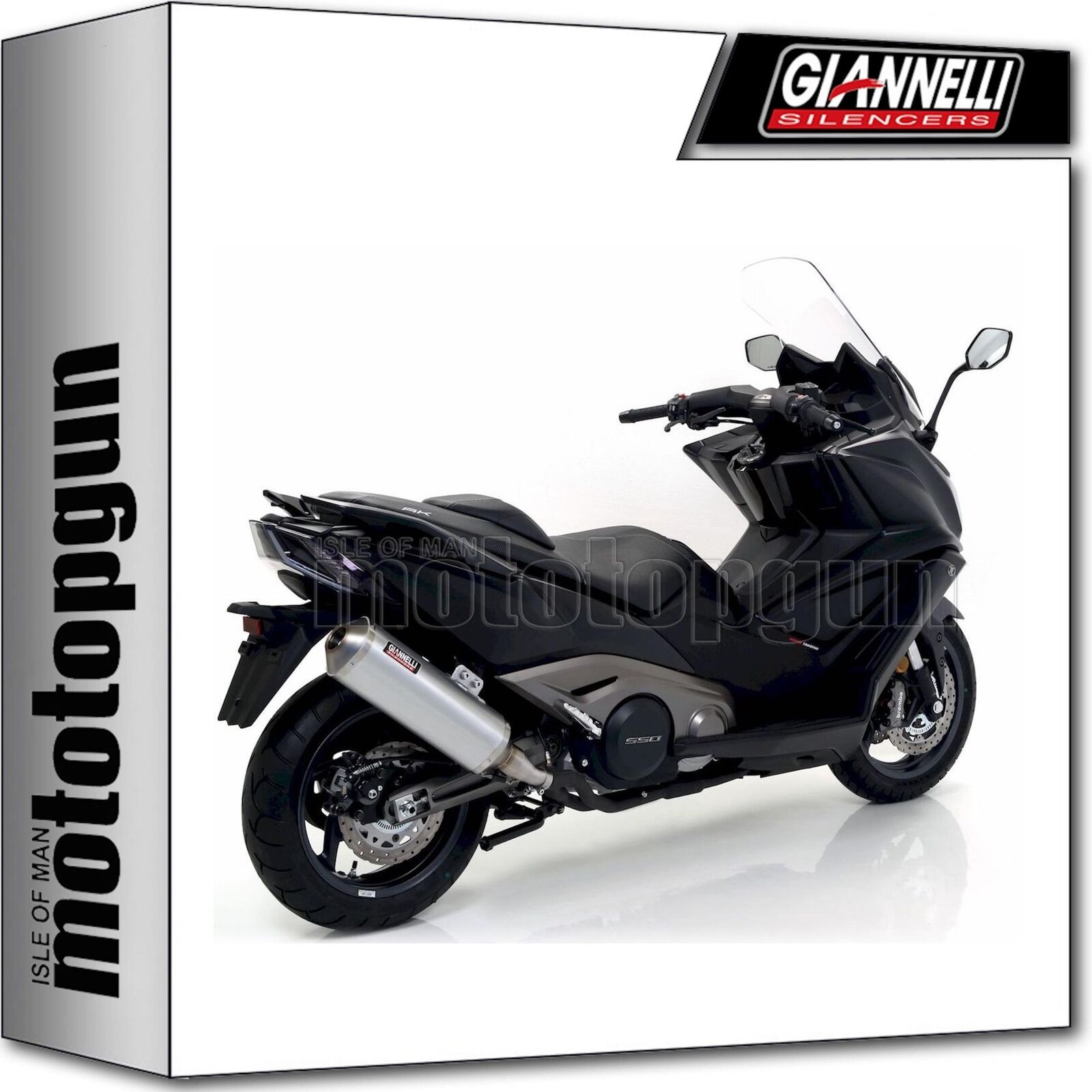 GIANNELLI TERMINALE COMPLETO OPEN IPERSPORT ALLUMINIO KYMCO AK 550 2018 18