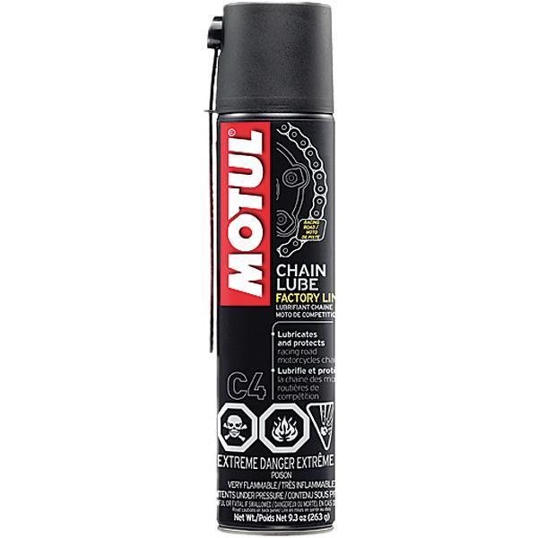 CHAINLUBE FTORY COLORE BIANCO 400ML    PER CATENA MOTO DA COMPETIZIONE C4