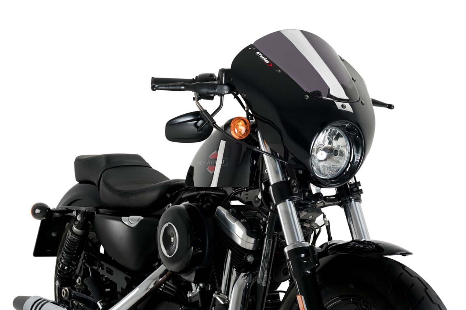 PUIG CUPOLINO SEMICARENATO DARK NIGHT HARLEY D. SPORTSTER FORTY-EIGHT SPECIAL XL