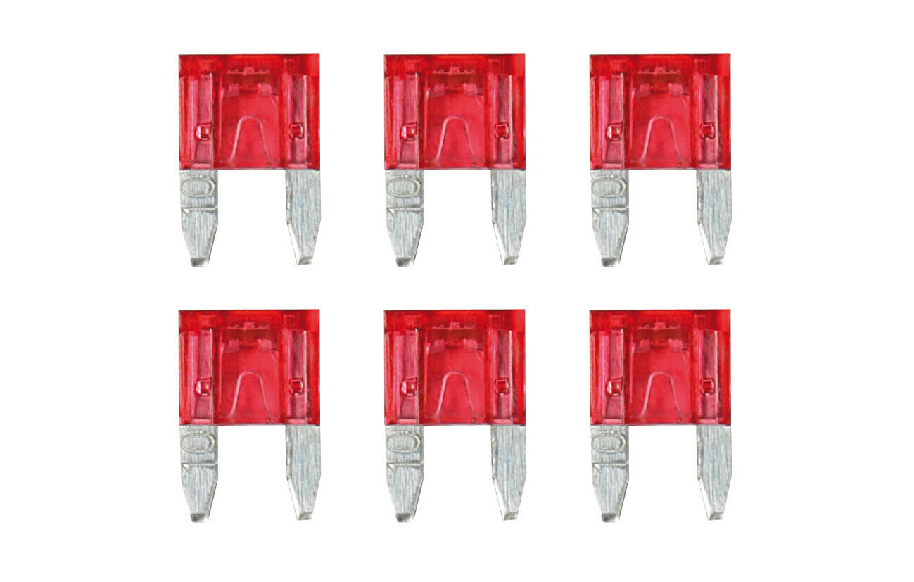 SMART LED SET 6 MICRO-FUSIBILI LAMELLARI CON SPIA A LED 12V - 32V - 10A