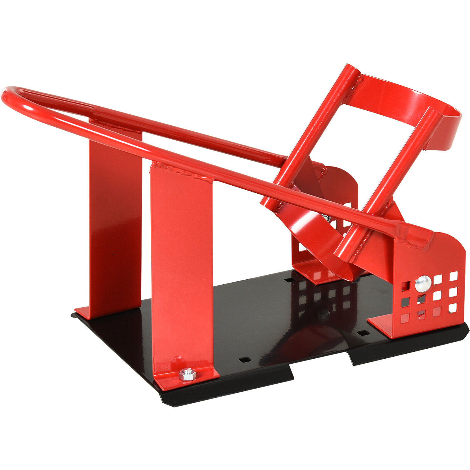 HOMCOM Cavalletto Alzamoto Anteriore max 450kg in Metallo Nero