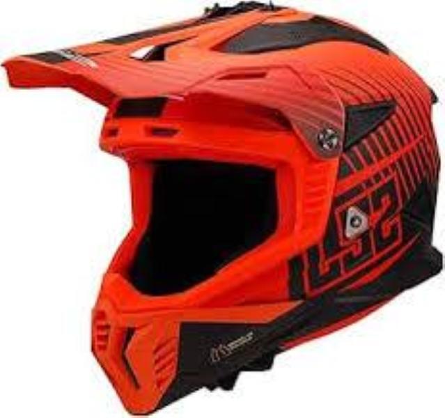 CASCO MX708 FAST II DUCK M. H-V ORANGE  RED-06 XL