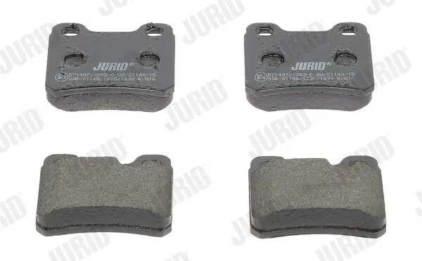 Pastiglie freno 571407J JURID per OPEL SAAB