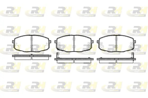 Pastiglie freno Assale anteriore 21038.02 ROADHOUSE per KIA