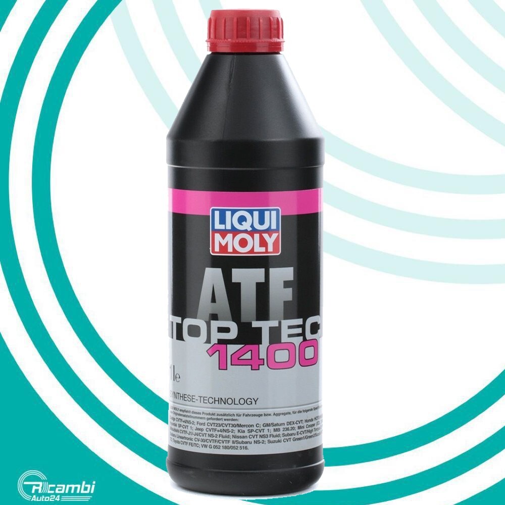 LIQUI MOLY 3662 TOP TEC ATF 1400 OLIO CAMBIO AUTOMATICO GIALLO ATF CVT 1 LITRO
