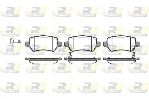 Pastiglie freno Assale posteriore 2957.02 ROADHOUSE per HYUNDAI OPEL KIA