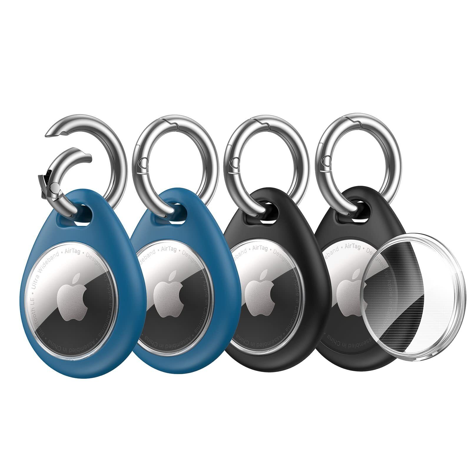 UNBREAKcable Custodia protettiva per AirTags confezione da 4 AirTags supporto...