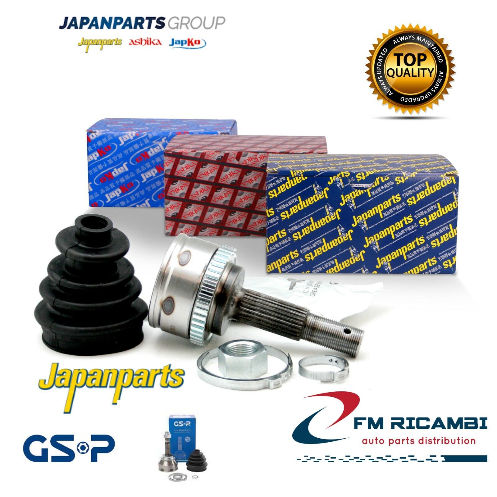 GI-186 JAPANPARTS Giunto omocinetico NISSAN QASHQAI