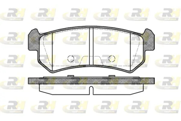 Pastiglie freno Assale posteriore 21048.00 ROADHOUSE per CHEVROLET DAEWOO