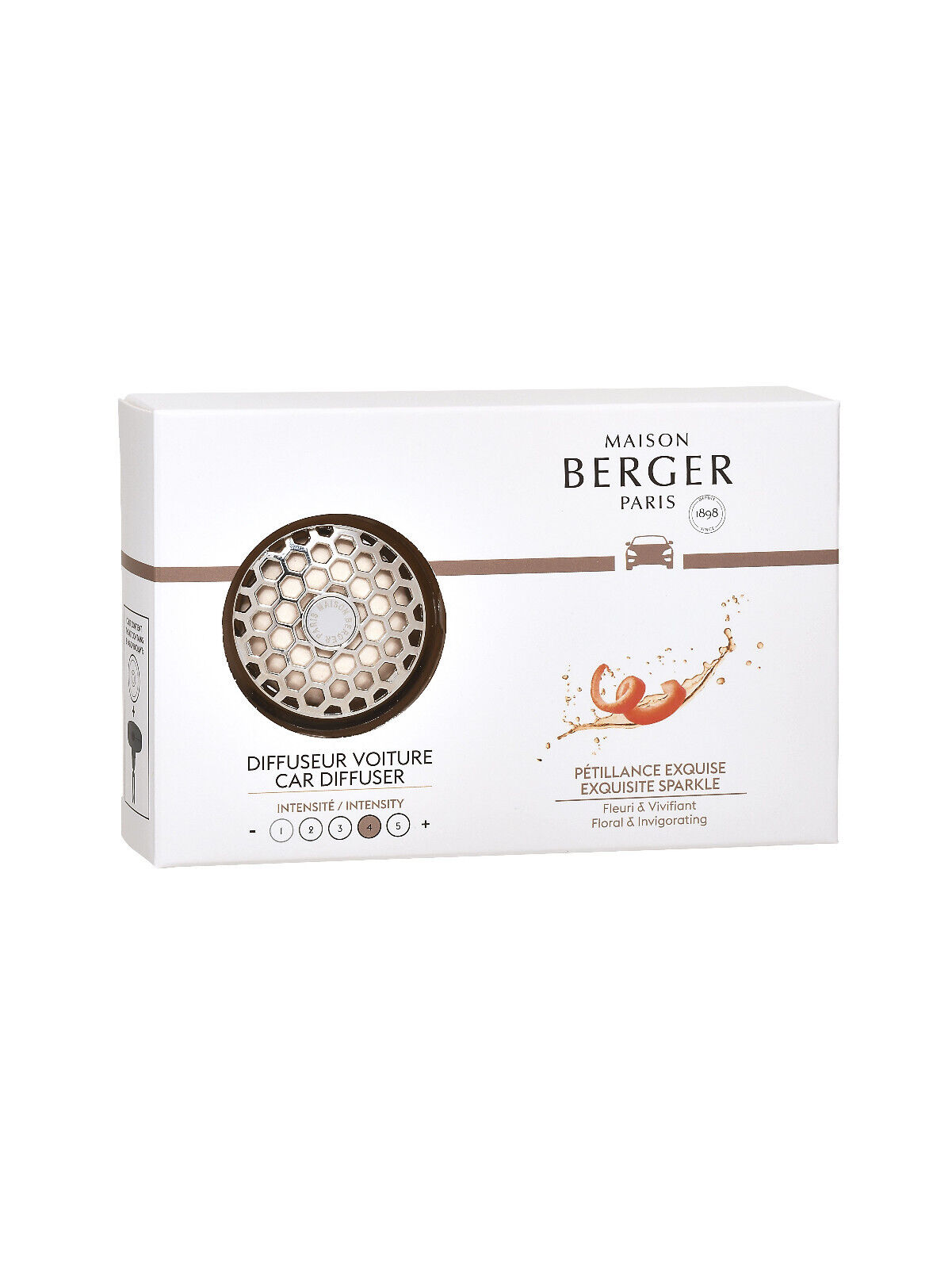 MAISON BERGER PARIS diffusore auto + ricarica Petillance Exquise