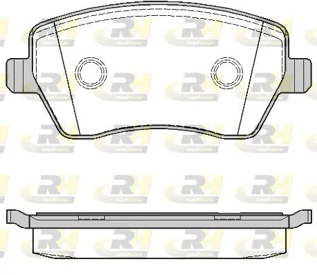 Pastiglie freno Assale anteriore 2987.00 ROADHOUSE per DACIA RENAULT NISSAN LADA