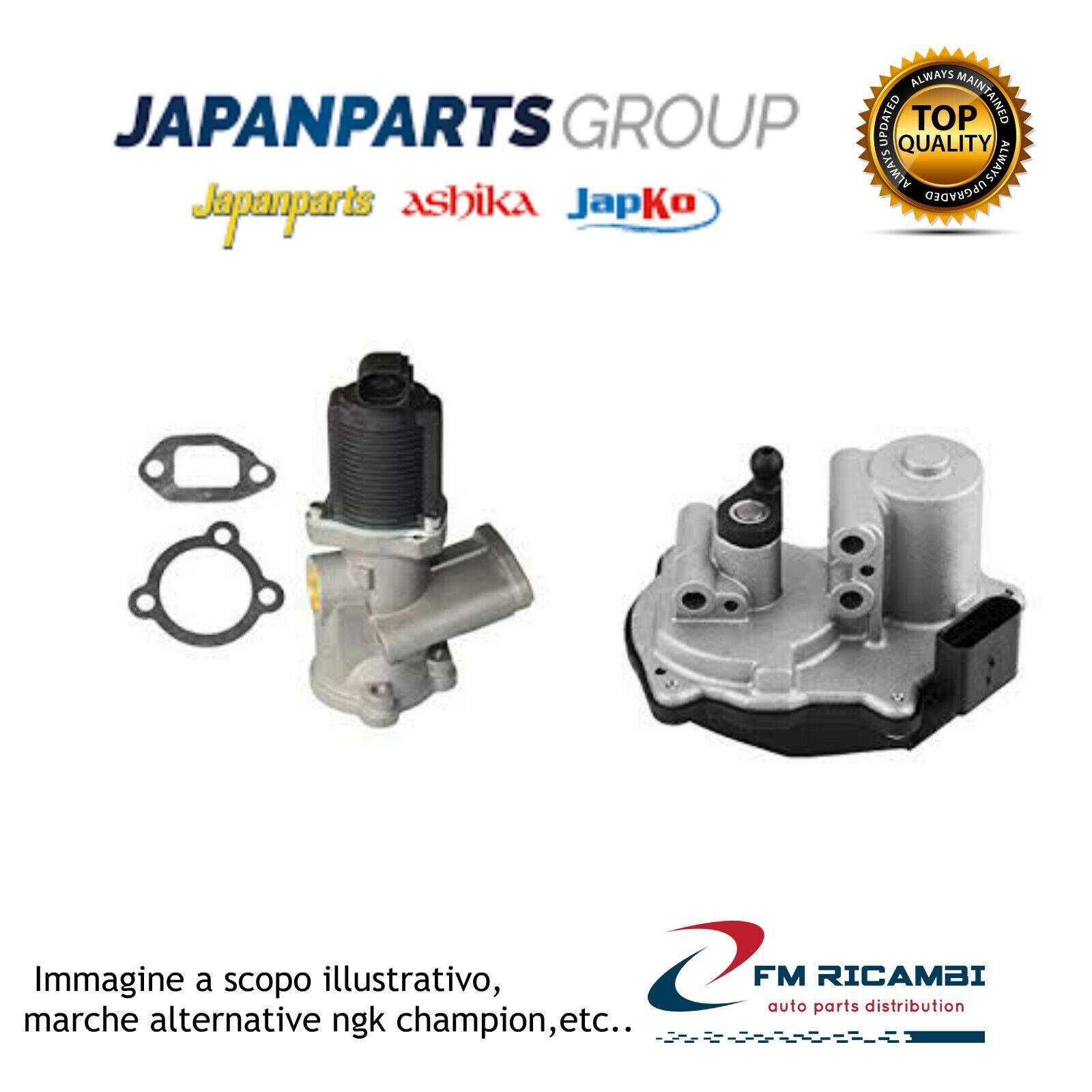 EGR-0701 JAPANPARTS Valvola EGR AUDI A2 (8Z0) 1.