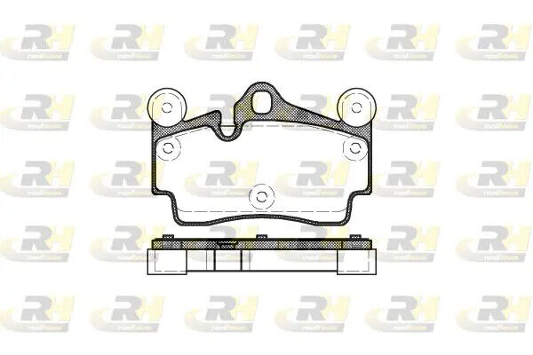 Pastiglie freno Assale posteriore 2996.00 ROADHOUSE per AUDI VW PORSCHE