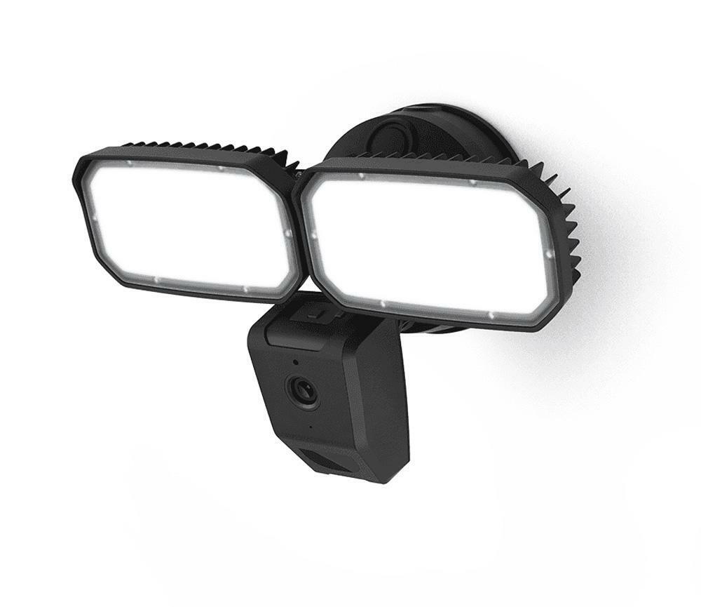 Woox Videocamera Sicurezza Smart 2 Faretti Ring Floodlight Cam Alexa, R4076