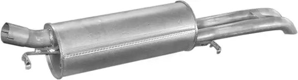 Silenziatore terminale posteriore 01.118 POLMO per AUDI A4 B5 A4 B5 Avant